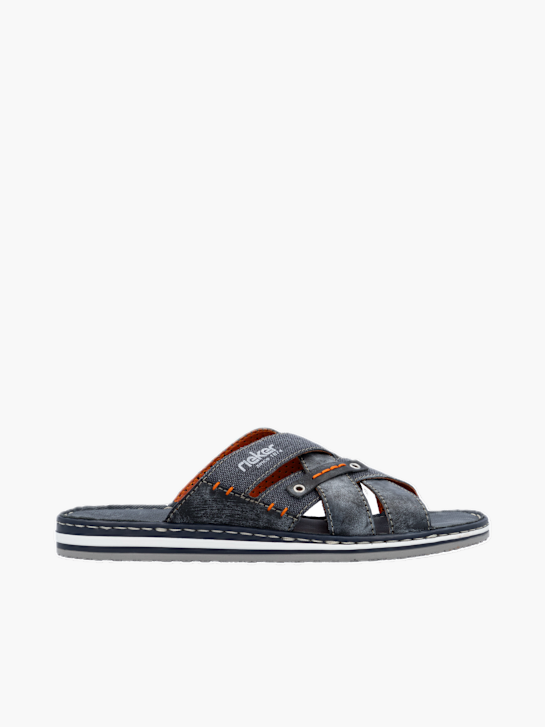 Rieker Herren Pantoletten Blau 136932 1