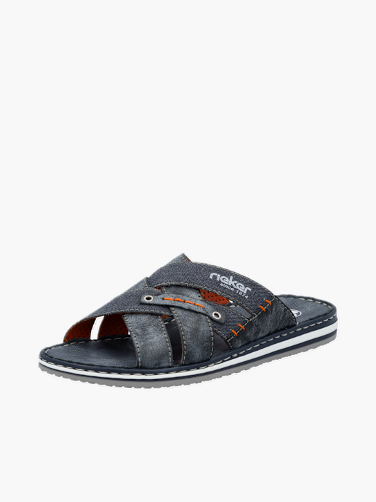 Rieker Herren Pantoletten Blau 136932 2