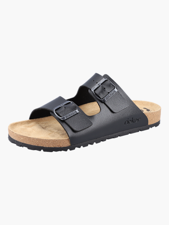 Rieker Herren Pantoletten Schwarz 136939 2