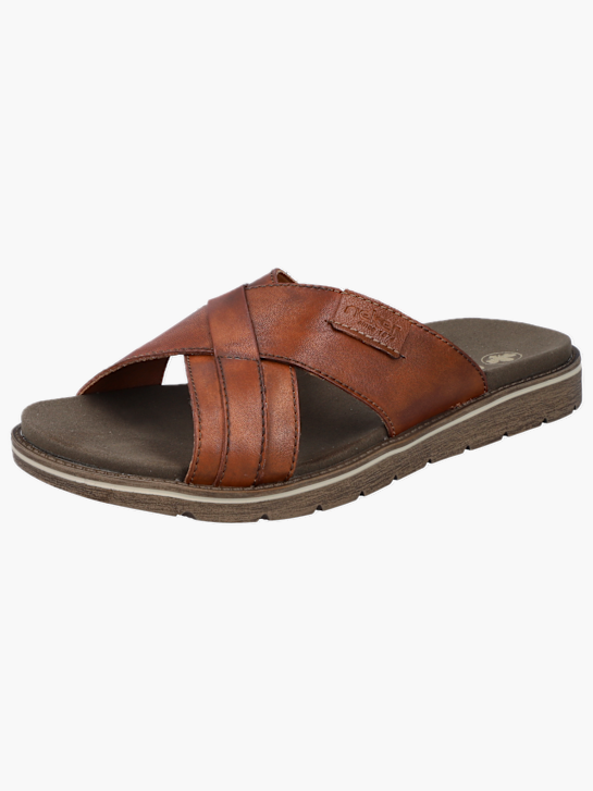 Rieker Herren Pantoletten Braun 136945 2