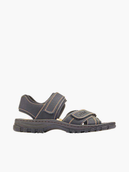 Rieker Herren Trekkingsandalen Schwarz 136946 1