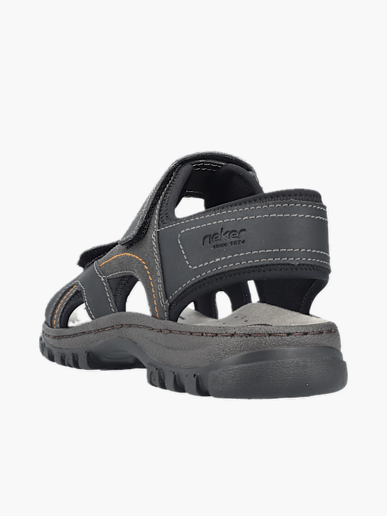 Rieker Herren Trekkingsandalen Schwarz 136948 3