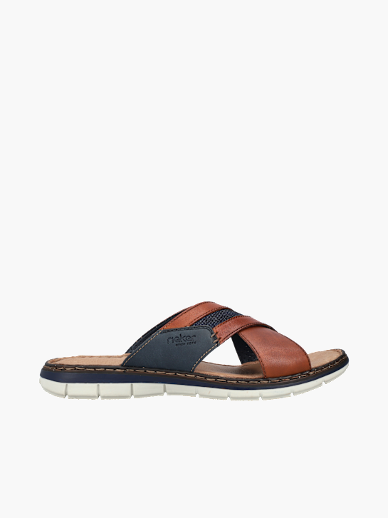 Rieker Herren Pantoletten Braun 136950 1
