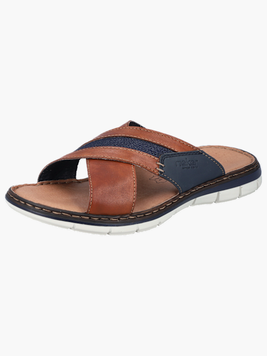 Rieker Herren Pantoletten Braun 136950 2