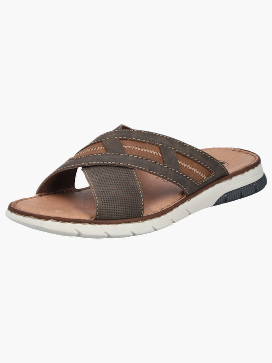 Rieker Herren Pantoletten Braun 136953 2