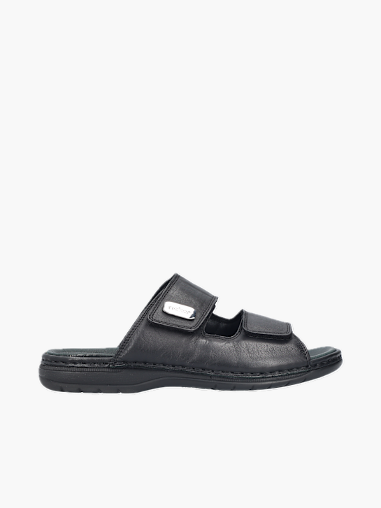 Rieker Herren Pantoletten Schwarz 136959 1