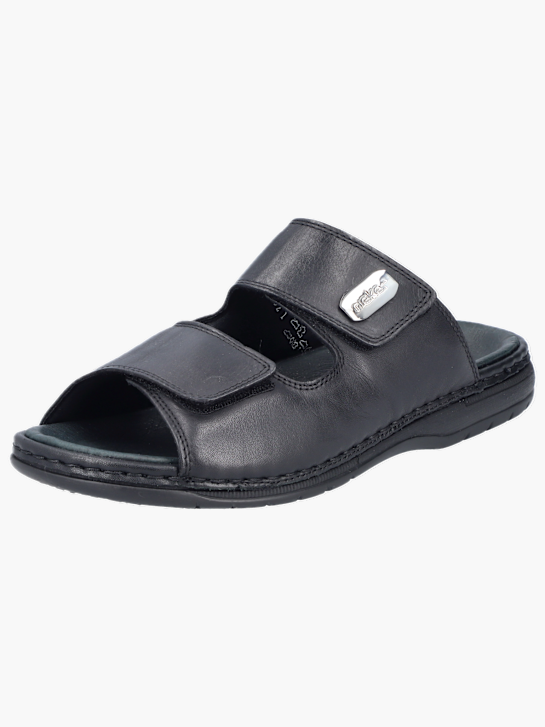 Rieker Herren Pantoletten Schwarz 136959 2