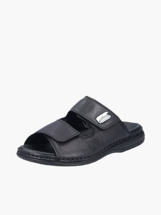 Rieker Herren Pantoletten Schwarz 136959 3