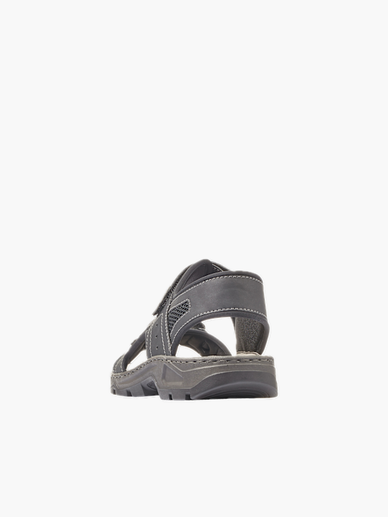Rieker Herren Trekkingsandalen Schwarz 136964 3