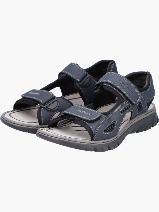 Rieker Herren Trekkingsandalen Blau 143490 3