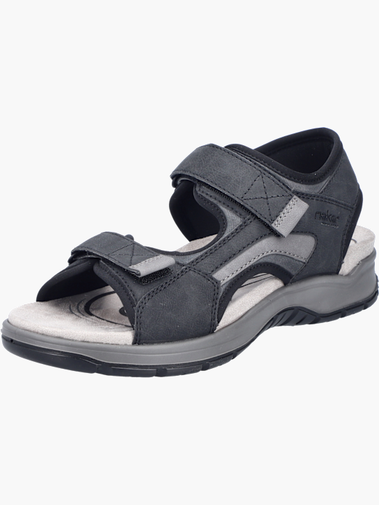 Rieker Herren Trekkingsandalen Schwarz 136973 2