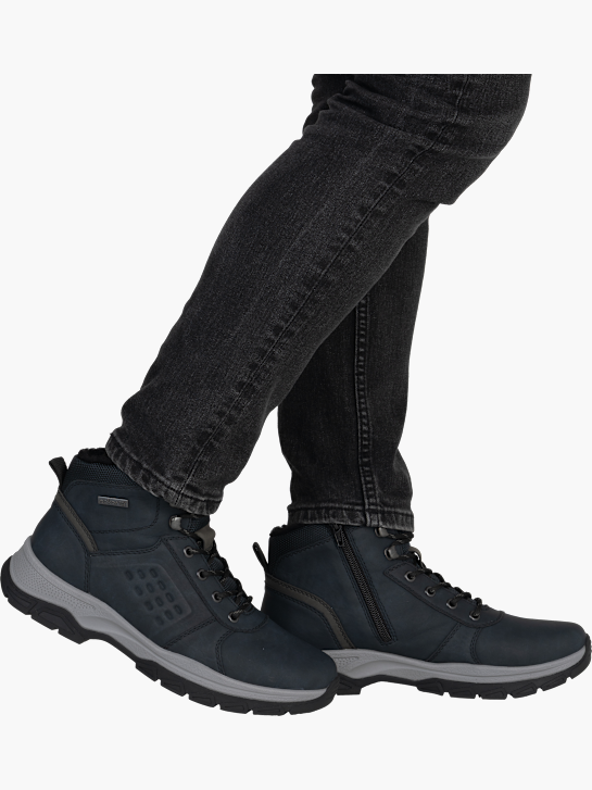 Rieker Herren Schnürstiefel Blau 143497 4