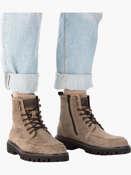 Rieker Herren Schnürstiefel Beige 143504 4