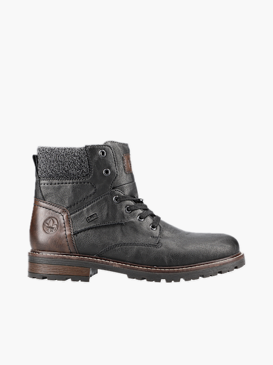 Rieker Herren Schnürstiefel Schwarz 136995 1