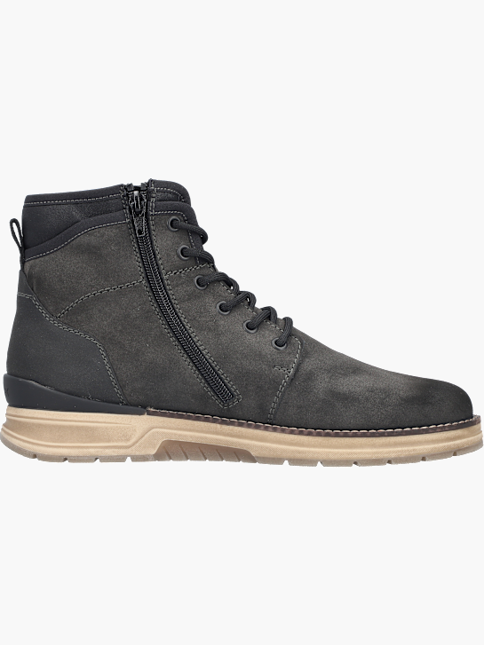 Rieker Herren Schnürstiefel Grau 143517 4