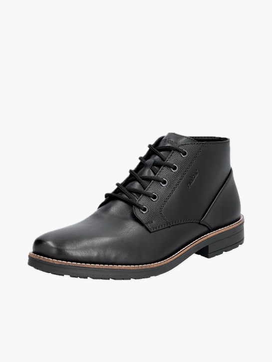 Rieker Herren Schnürstiefel Schwarz 137004 2
