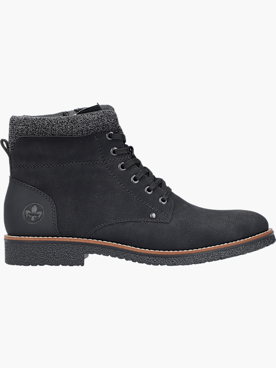 Rieker Herren Schnürstiefel Schwarz 143527 1