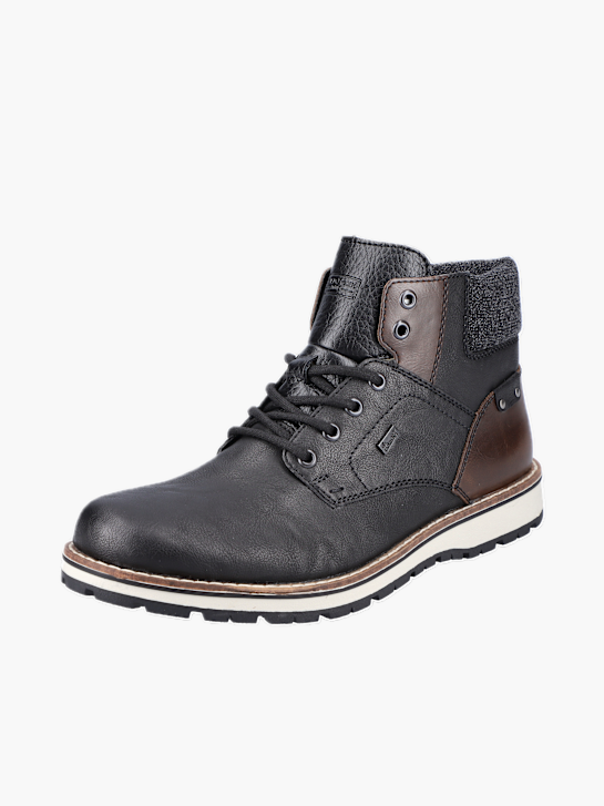 Rieker Herren Schnürstiefel Schwarz 137020 2