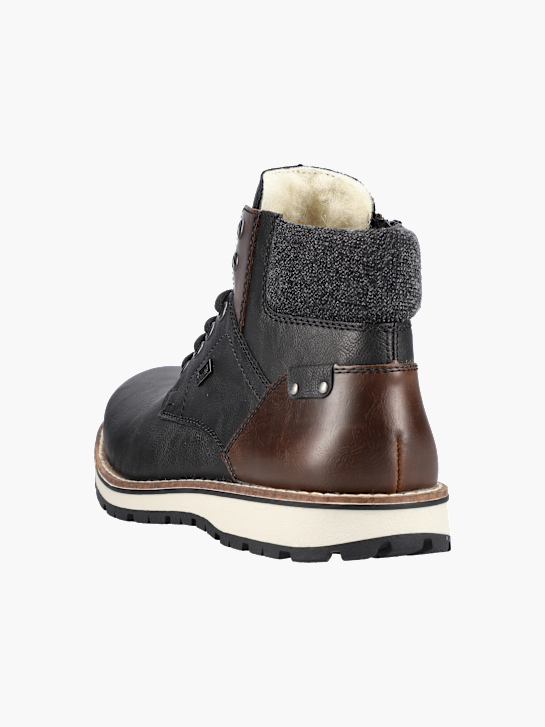 Rieker Herren Schnürstiefel Schwarz 137020 3