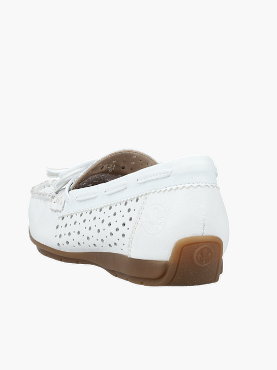 Rieker Damen Loafer Weiß 137038 3