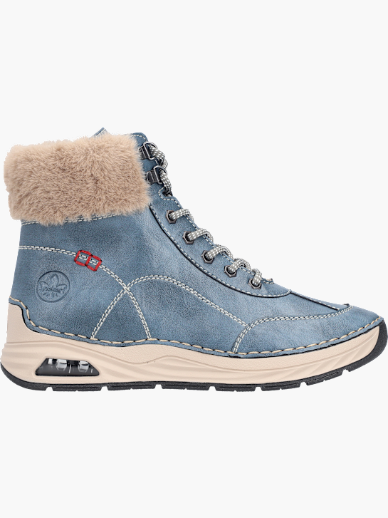 Rieker Damen Schnürstiefel Blau 143562 1
