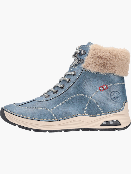 Rieker Damen Schnürstiefel Blau 143562 3