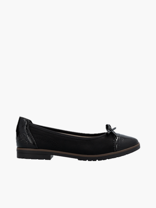 Rieker Damen Ballerinas Schwarz 137087 1