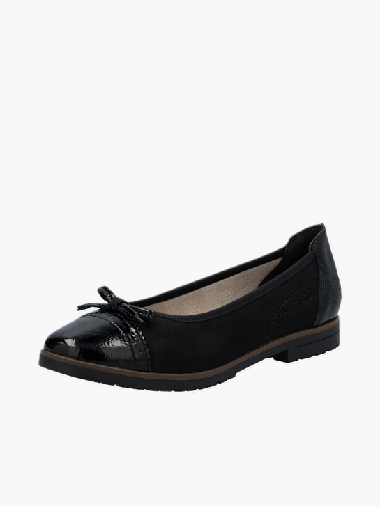 Rieker Damen Ballerinas Schwarz 137087 2