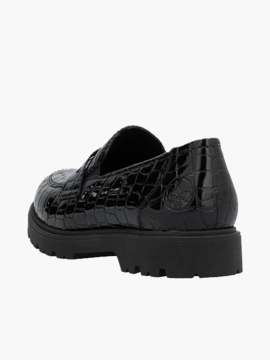 Rieker Damen Loafer Schwarz 137091 3