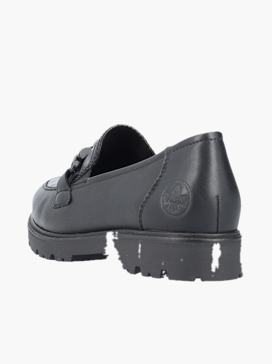 Rieker Damen Loafer Schwarz 137092 4