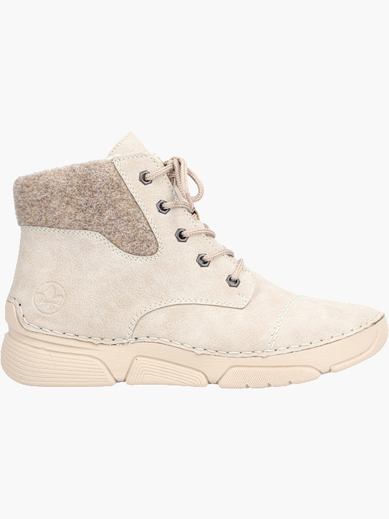 Rieker Damen Schnürstiefel Beige 143573 1