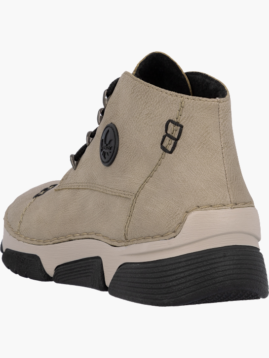 Rieker Damen Schnürstiefel Beige 143574 3