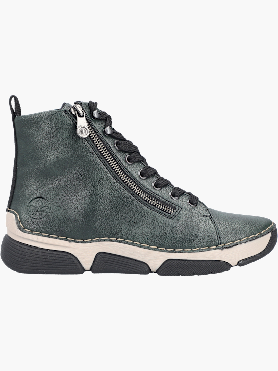 Rieker Damen Schnürstiefel Grün 143576 1