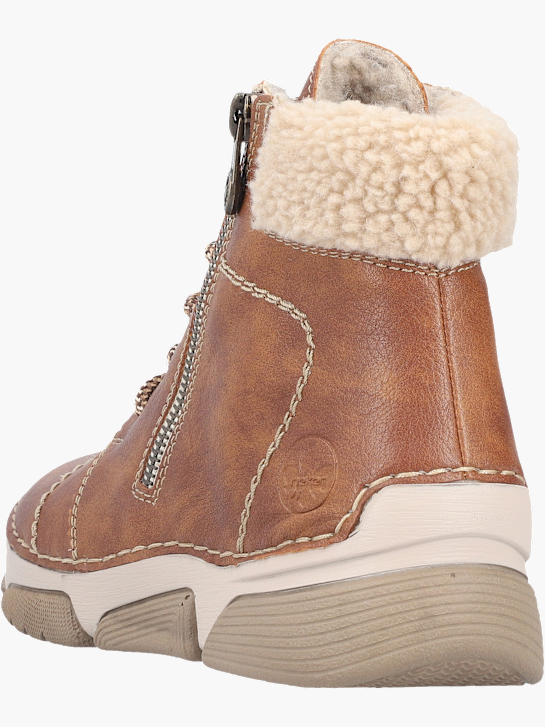 Rieker Damen Schnürstiefel Braun 143577 4