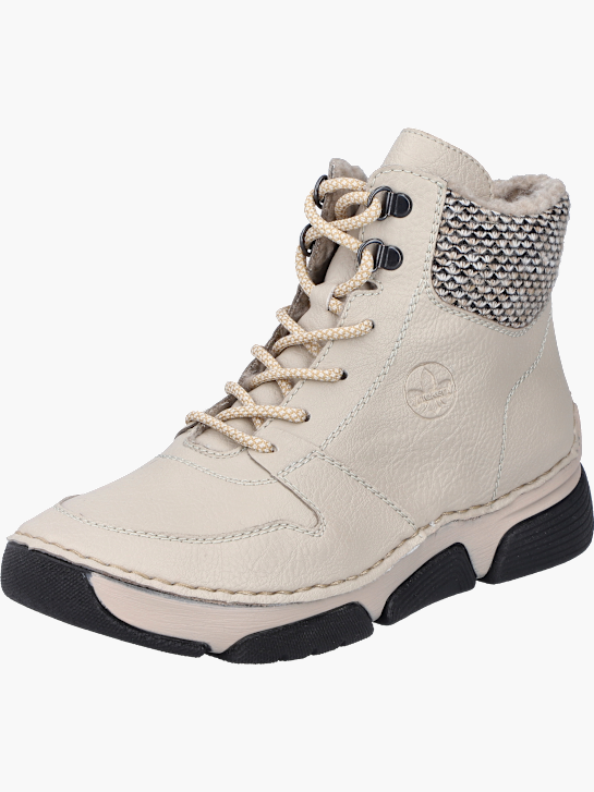 Rieker Damen Schnürstiefel Weiß 143579 2