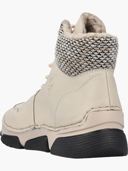 Rieker Damen Schnürstiefel Weiß 143579 3