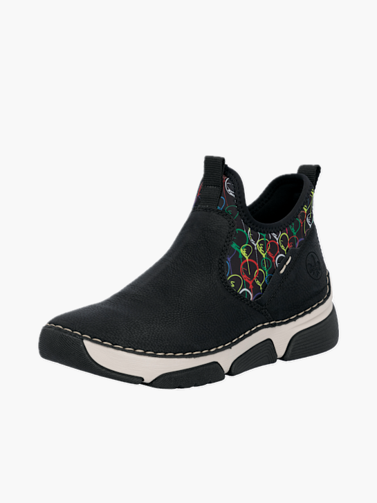 Rieker Damen Slipper Schwarz 137097 2