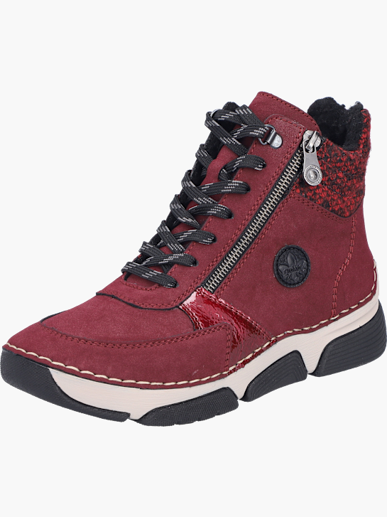Rieker Damen Schnürstiefel Rot 143580 3