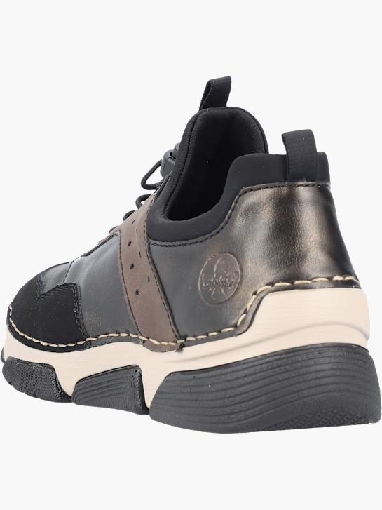 Rieker Damen Slipper Schwarz 143581 3