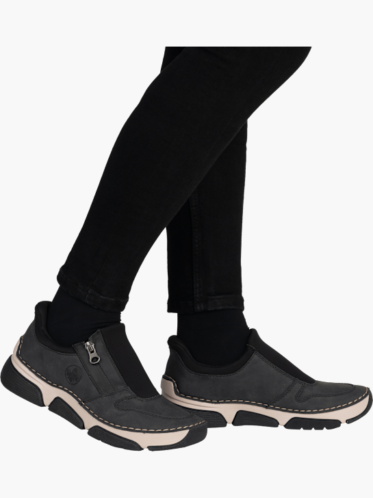 Rieker Damen Slipper Grau 143583 4