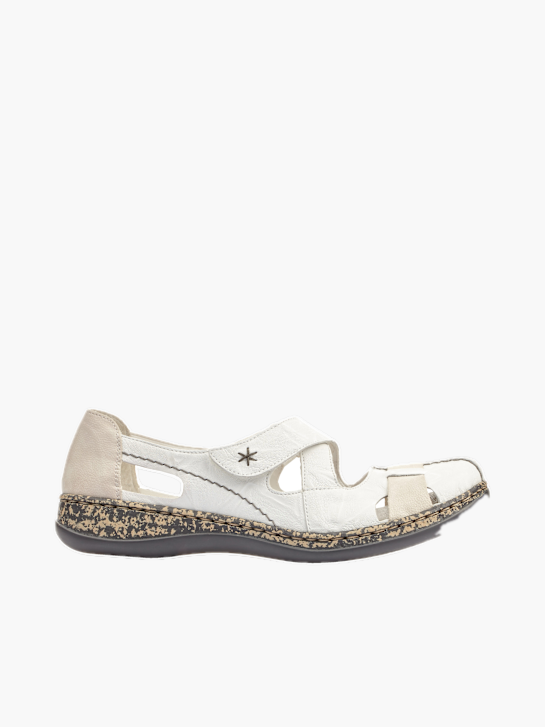 Rieker Damen Slipper Weiß 137105 1