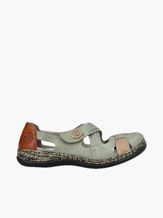 Rieker Damen Ballerinas Grün 137106 1