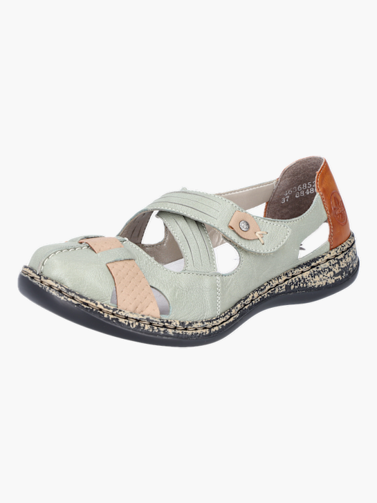 Rieker Damen Ballerinas Grün 137106 2