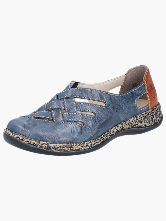 Rieker Damen Slipper Blau 137107 2
