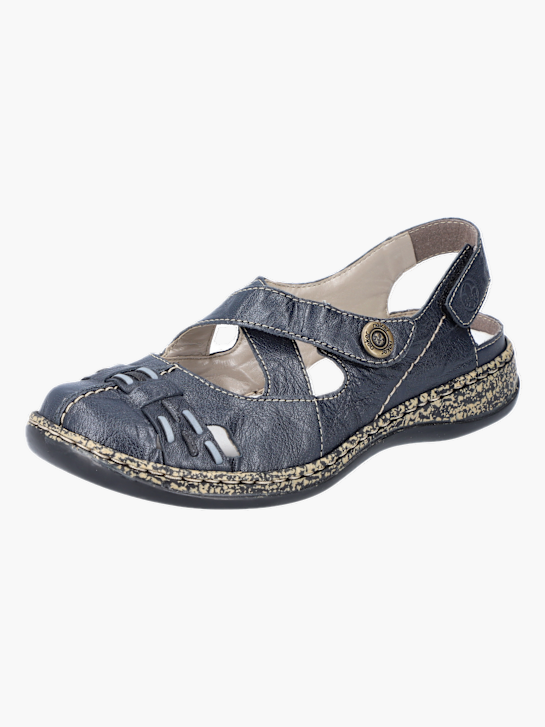 Rieker Damen Ballerinas Blau 137108 2