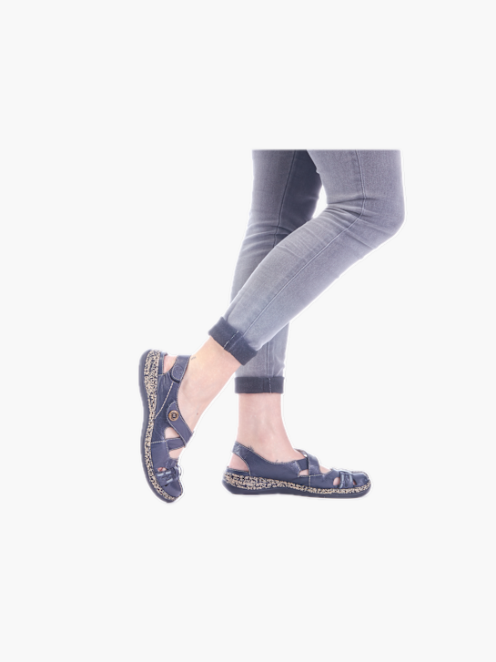 Rieker Damen Ballerinas Blau 137108 4