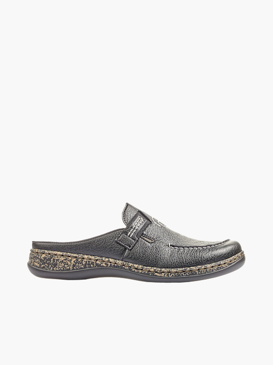 Rieker Damen Clogs Schwarz 131019 1