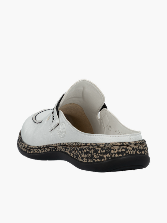 Rieker Damen Clogs Weiß 137111 3