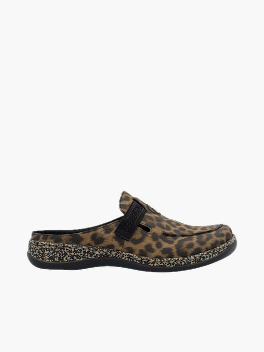 Rieker Damen Clogs Braun 137112 1