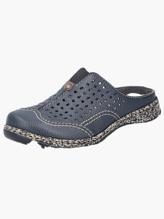 Rieker Damen Clogs Blau 137113 2